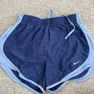 Blue Nike shorts